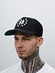 Бейсболка MITCHELL NESS арт. HHSS4223-MNNYYPPPBLCK (черный / серый)